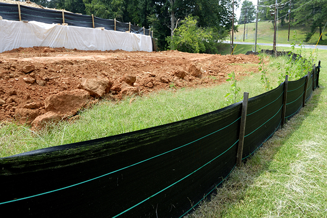 sediment control measures for a small land disturbance