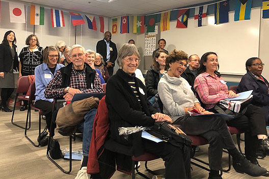 volunteer group picture at Gilchrist Center