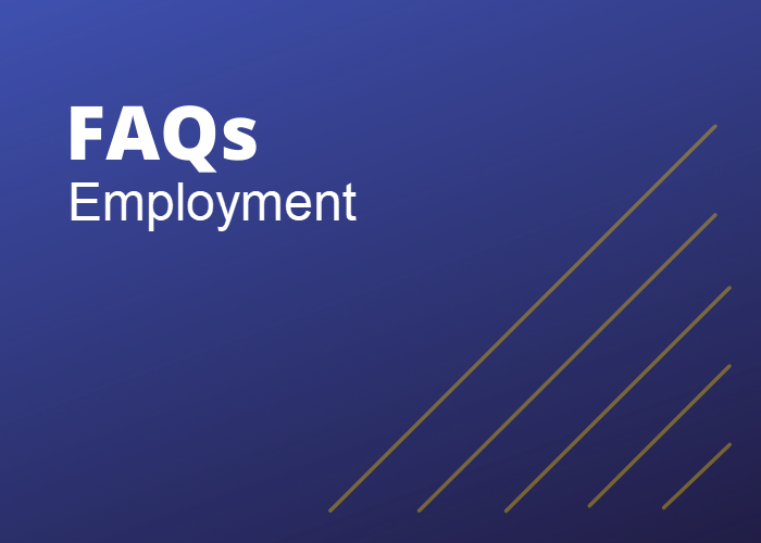 Ban The Box FAQs regarding Employment.