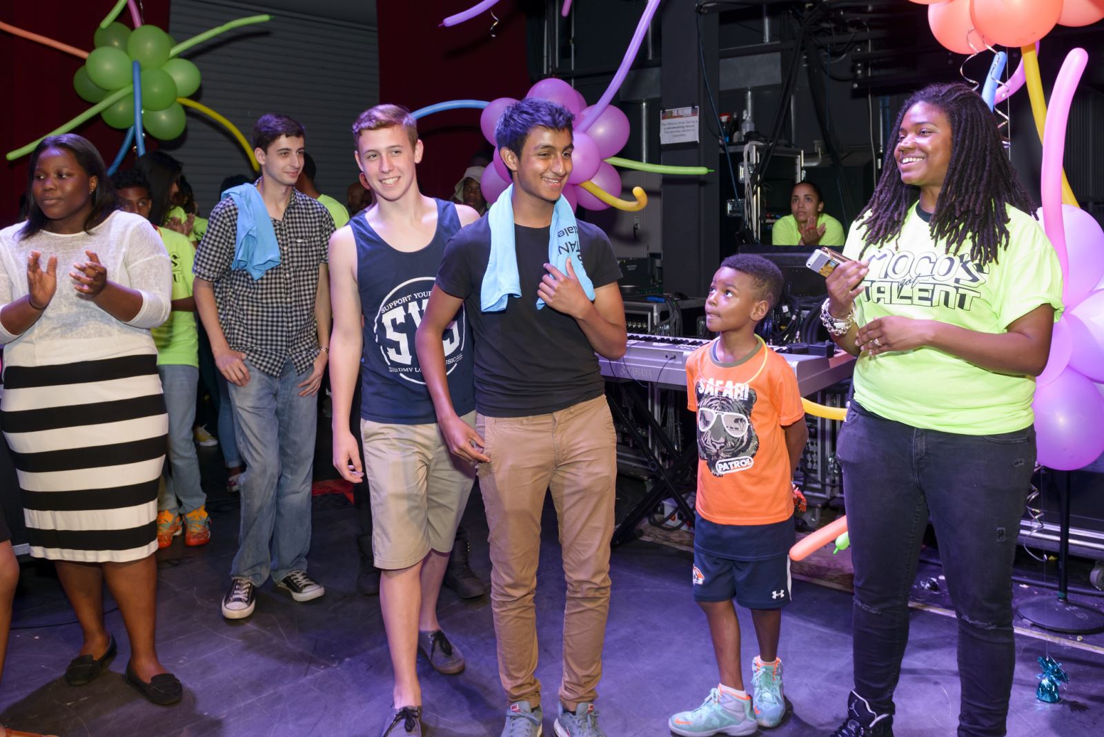 group of teens